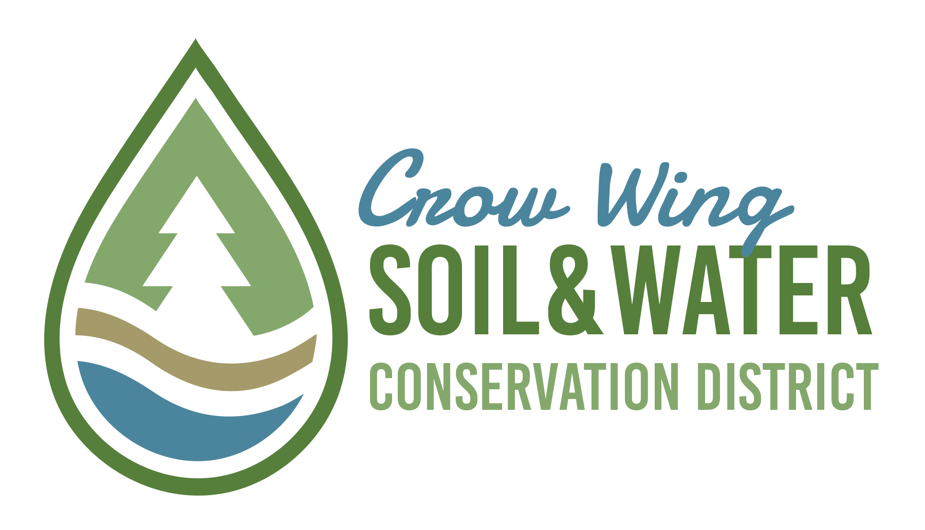 Crow Wing Soil and Water Conservation District logo.